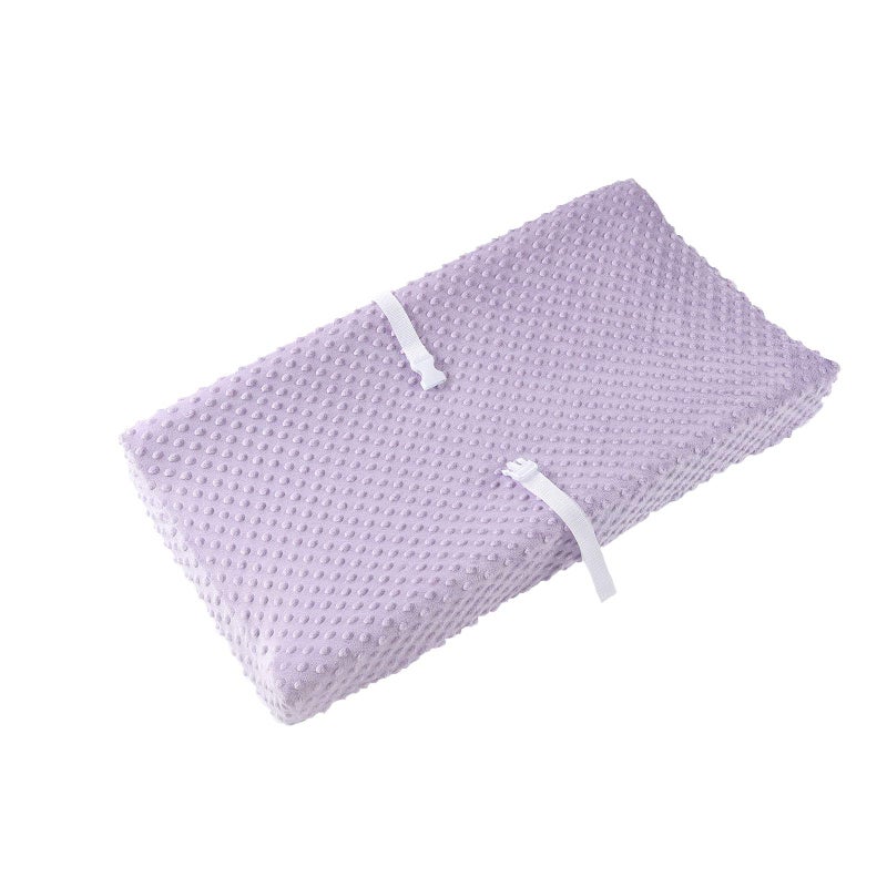 QUENESS Baby Changing Pad Cover, Super Soft Minky Dot Diaper Changing Table Covers for Baby Girls and Boys, Ultra Comfortable, Safe for Babies, Fit 32"/34'' x 16" Pad (Orchid) - Image 1